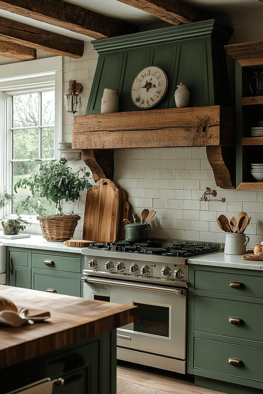 29 Cottage Core Kitchen Upgrades for a Dreamy Country Vibe 24 cottage core kitchen