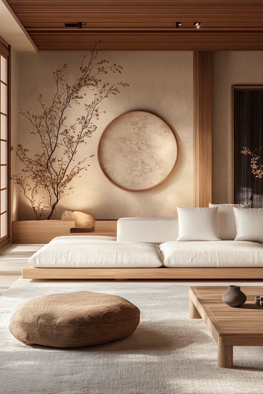 29 Japandi Living Room Makeovers That Reflect Quiet Luxury 24 japandi living room