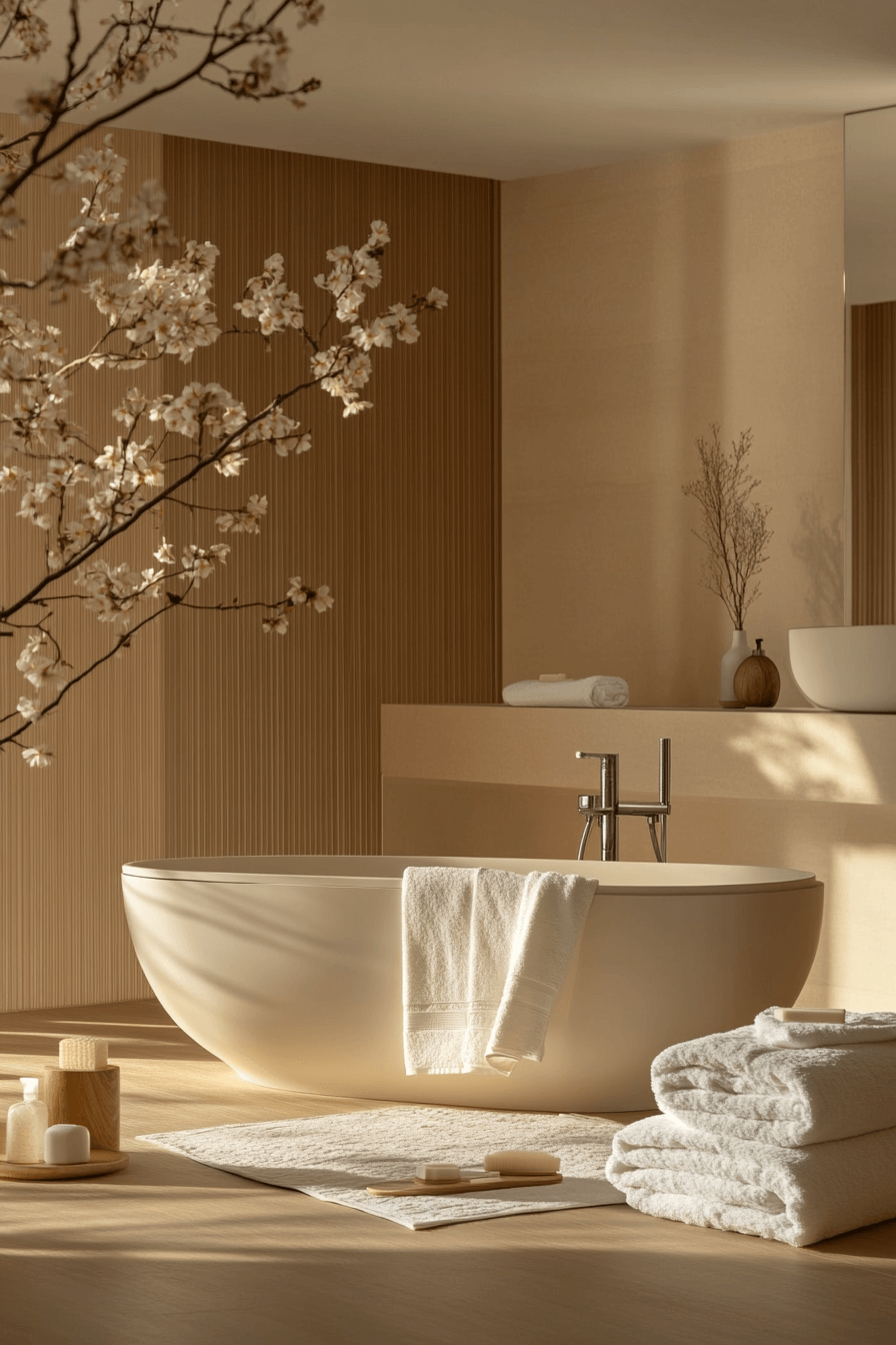 29 Japandi Bathroom Details to Transform Your Daily Routine 24 japandi bathroom
