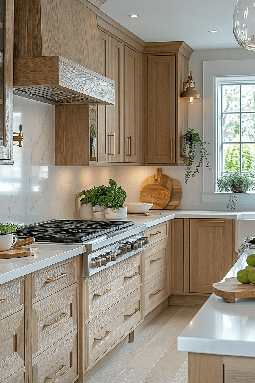 29 White Oak Kitchen Cabinets That Prove Simplicity Can Be Stunning 24 white oak kitchen cabinets