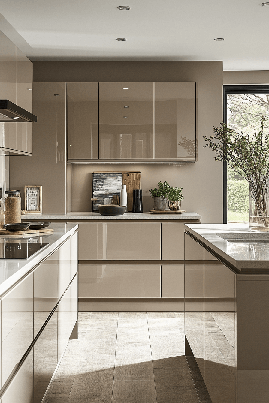 29 Light Taupe Kitchen Cabinets That Feel Cozy and Chic 25 light taupe kitchen cabinets