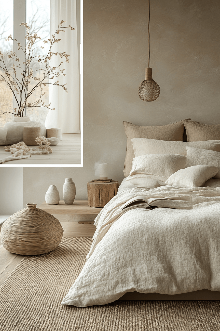 29 Japandi Bedroom Makeovers That Reflect Natural Harmony 25 japandi bedroom