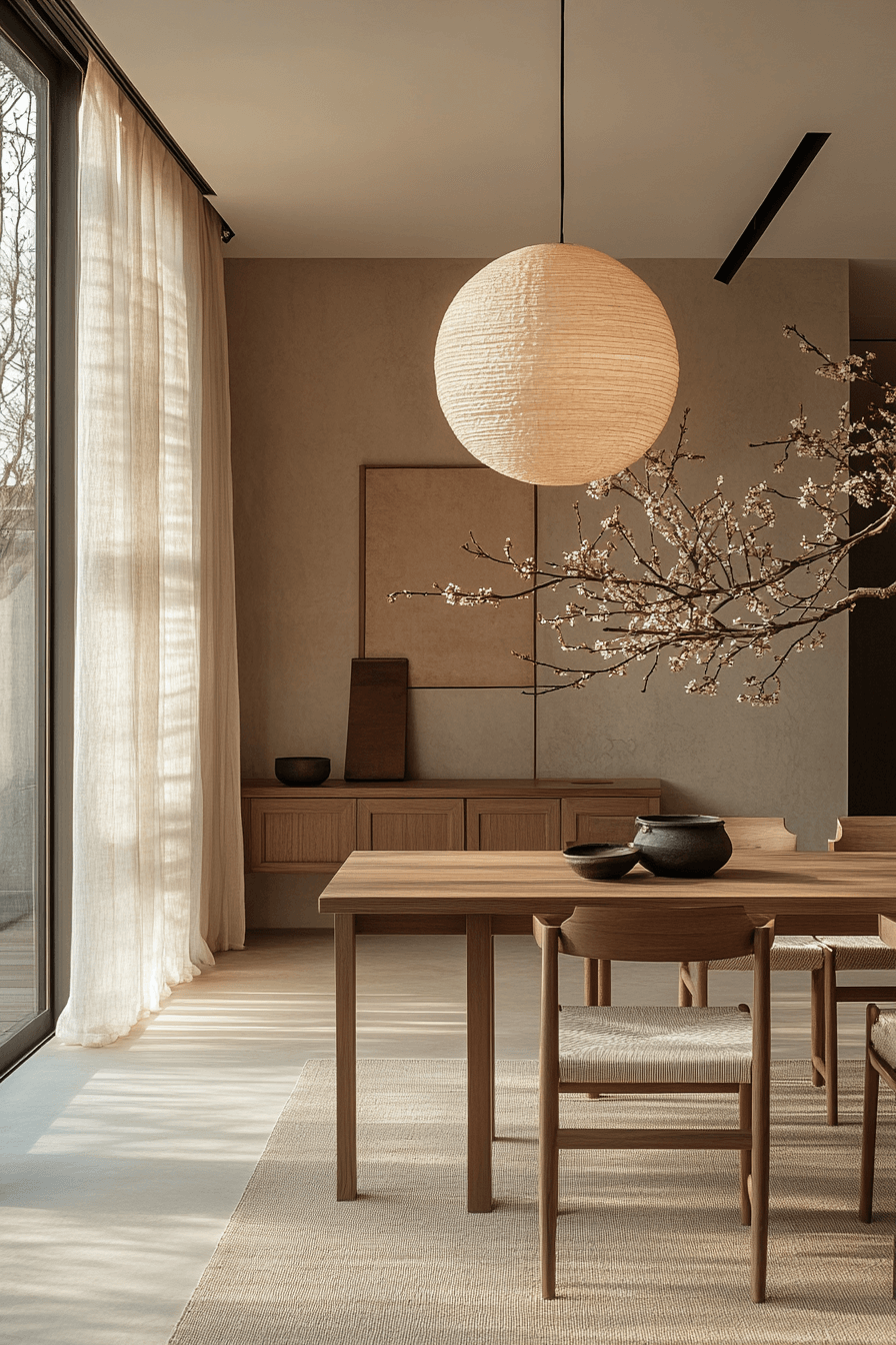 29 Japandi Dining Room Upgrades That Spark Joy and Harmony 25 japandi dining room