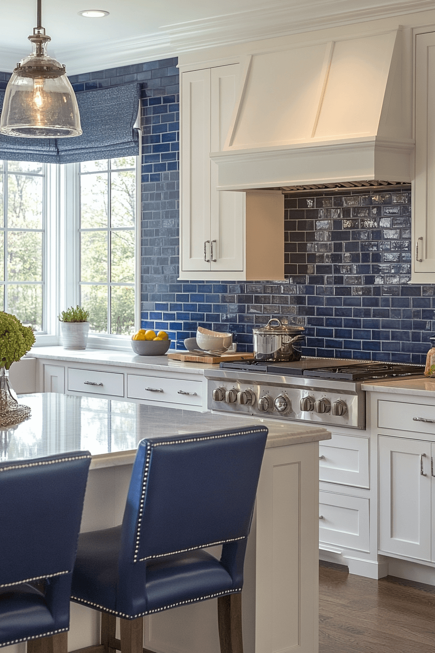 29 Blue and White Kitchen Inspirations for a Peaceful Culinary Retreat 26 blue and white kitchen