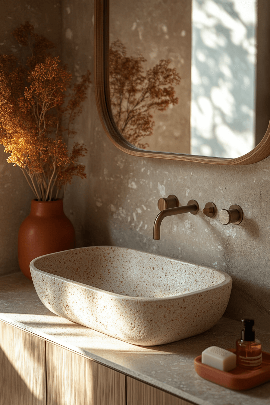 29 Japandi Bathroom Details to Transform Your Daily Routine 26 japandi bathroom