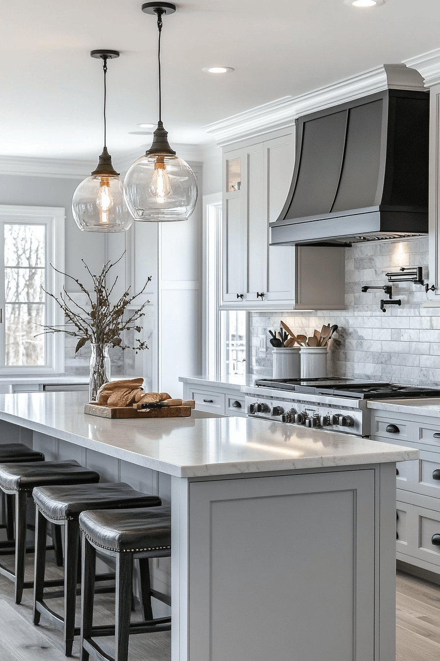 29 Grey and White Kitchen Inspirations That Feel Modern and Timeless 26 grey and white kitchen