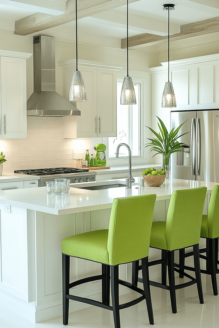 29 Green and White Kitchen Styles That Bring Calm and Charm Together 27 green and white kitchen