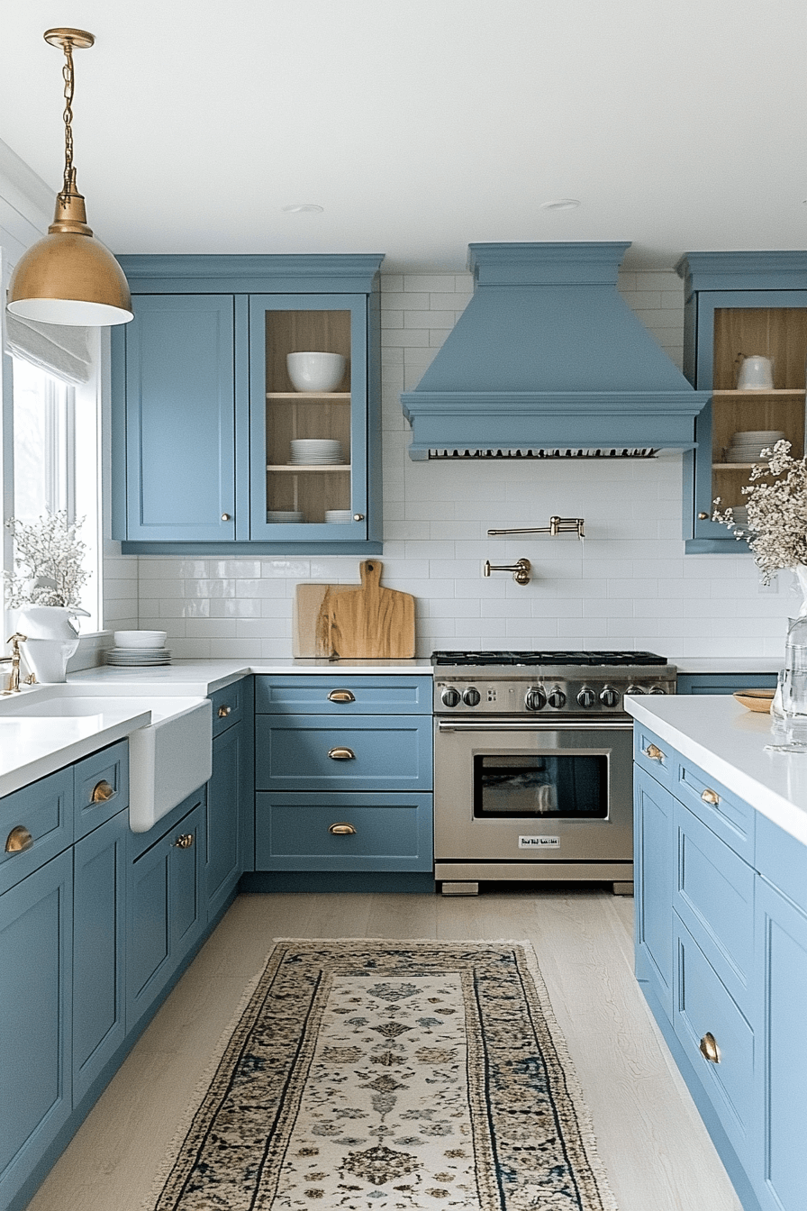 29 Blue and White Kitchen Inspirations for a Peaceful Culinary Retreat 27 blue and white kitchen