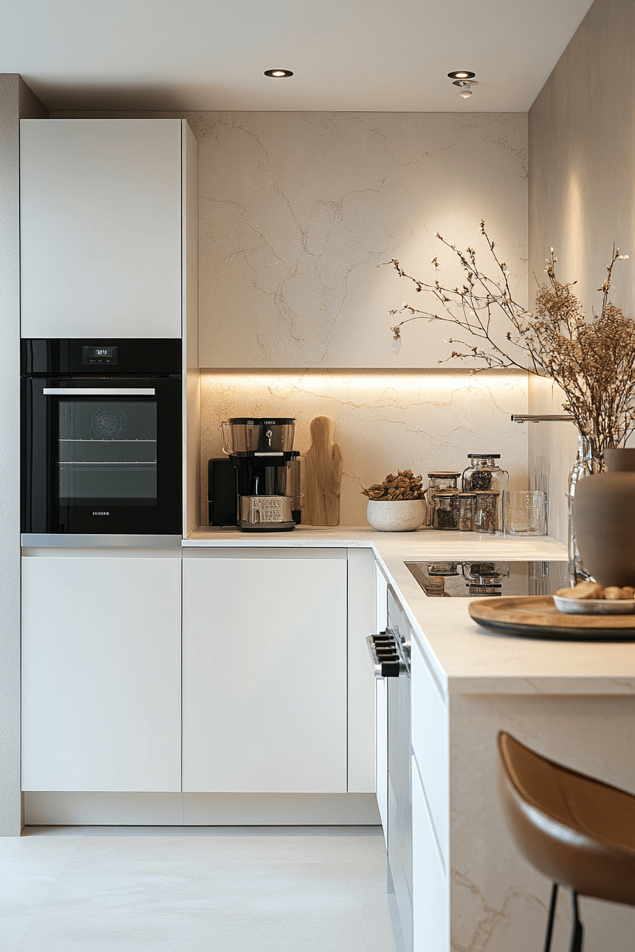 29 Small White Kitchen Concepts to Open Up Tight Spaces 27 small white kitchen