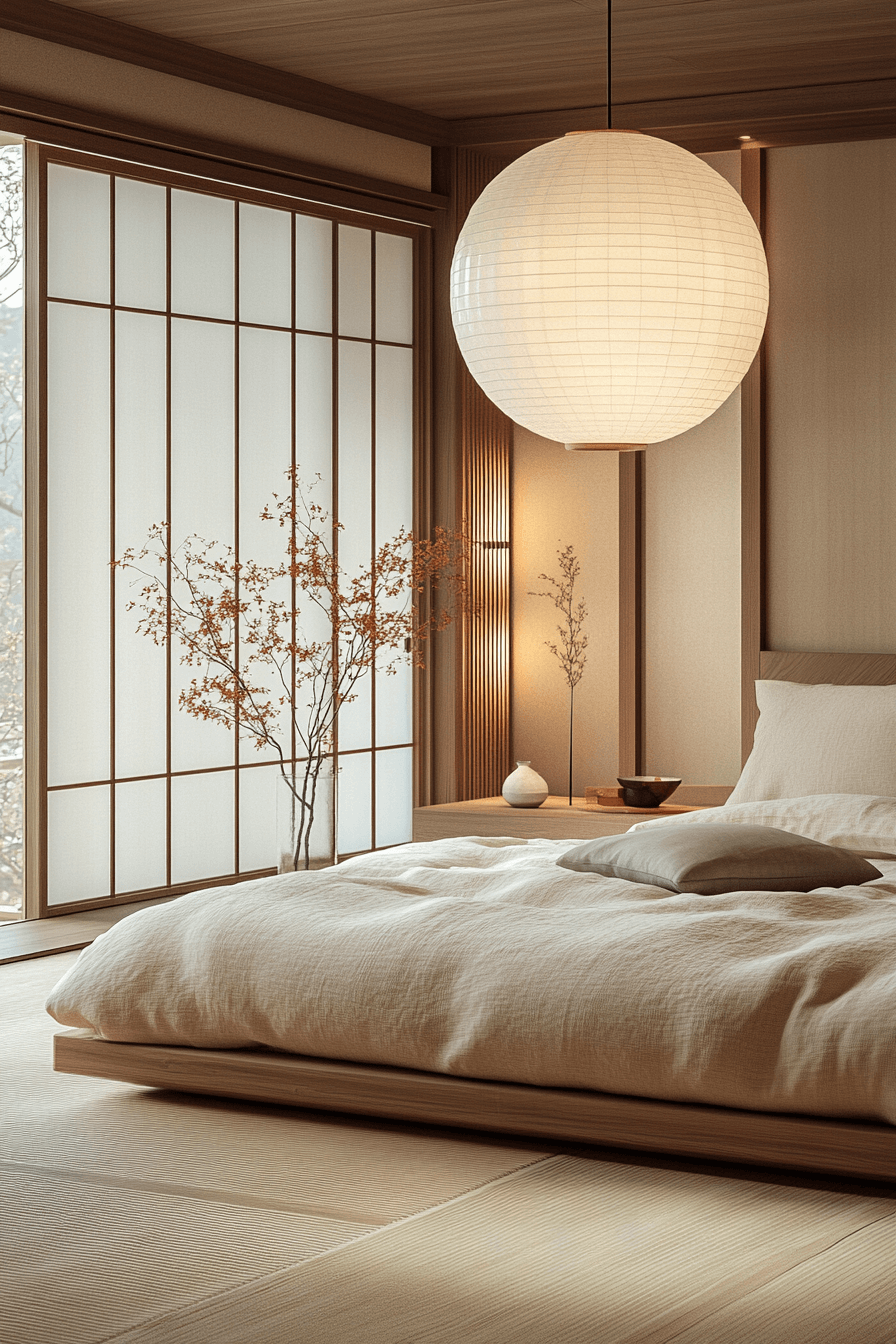 29 Japandi Bedroom Makeovers That Reflect Natural Harmony 27 japandi bedroom