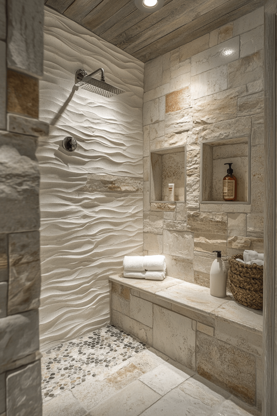29 Coastal Bathroom Shower Ideas for Everyday Beachside Bliss 27 coastal bathroom shower ideas