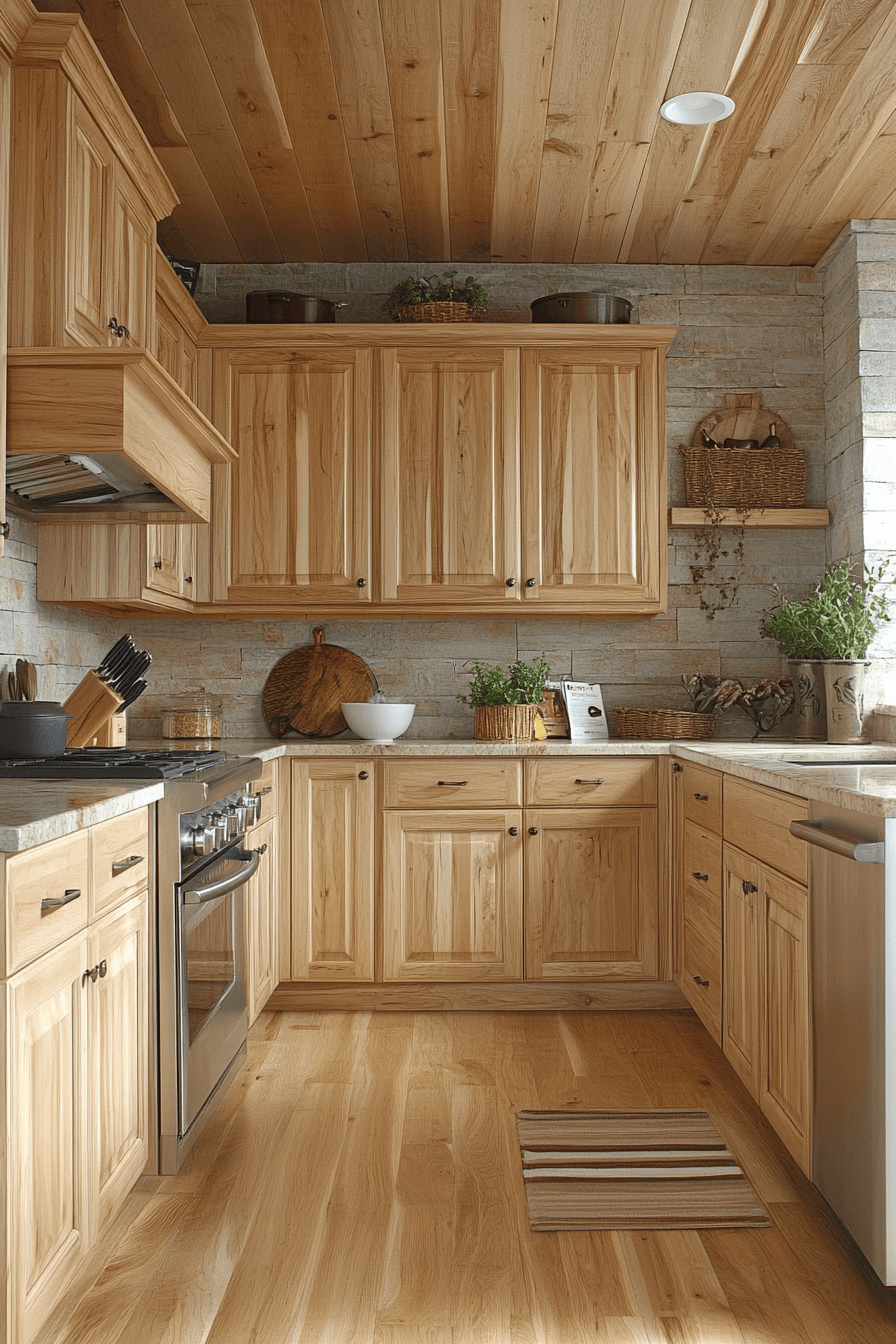29 Light Wood Kitchen Cabinets Perfect for Modern Simplicity 27 light wood kitchen cabinets
