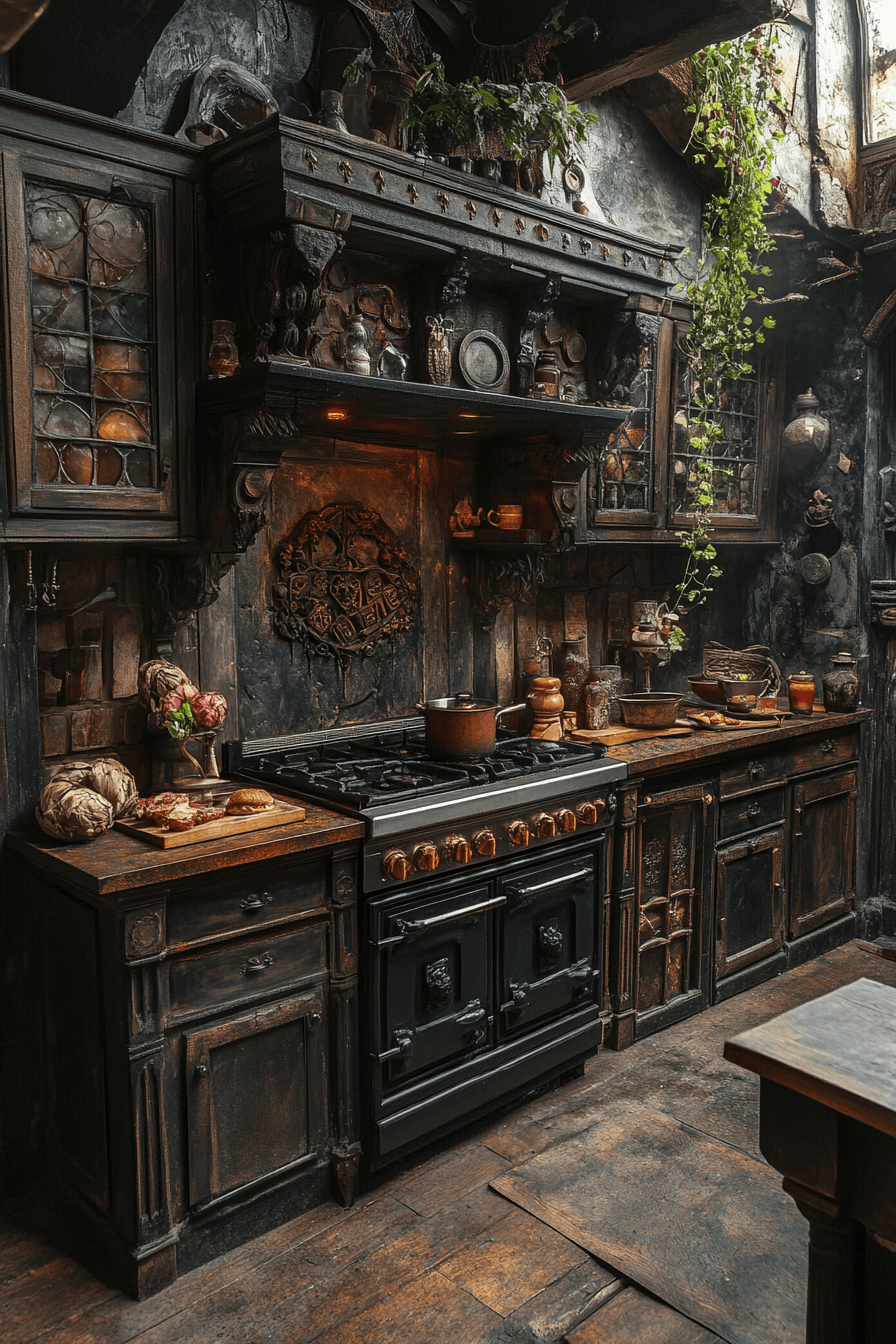 29 Whimsigoth Kitchen Ideas to Stir Up Magical Vibes 28 whimsigoth kitchen