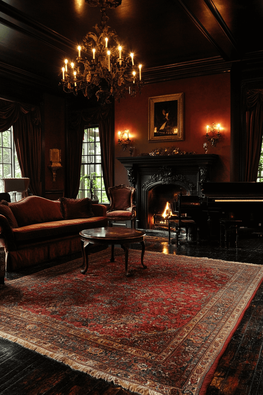 29 Dark Victorian Aesthetic Decor Ideas to Enchant Every Corner 28 dark victorian aesthetic