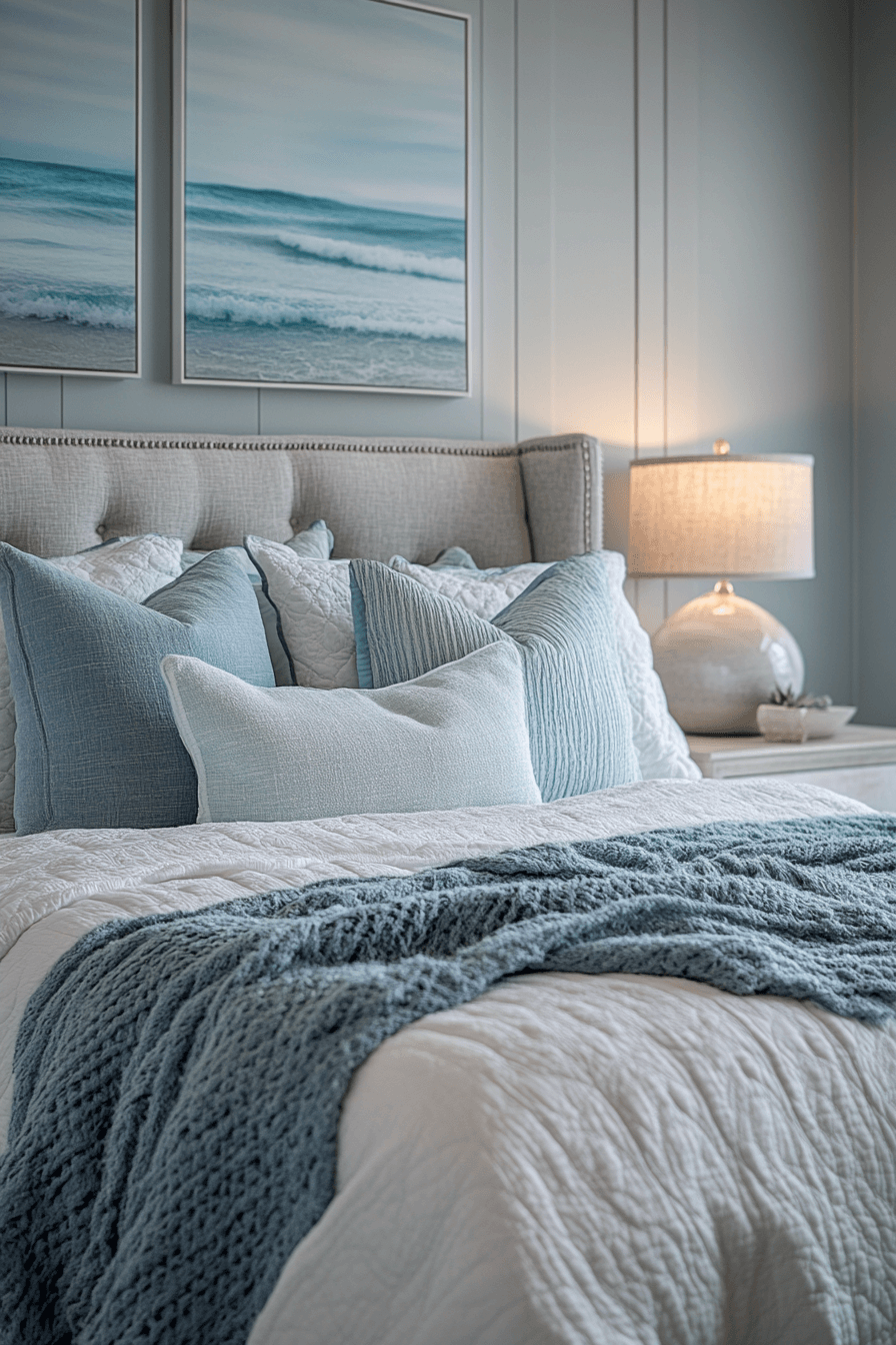 29 Coastal Master Bed Ideas to Drift Off in Coastal Comfort 28 coastal master bed