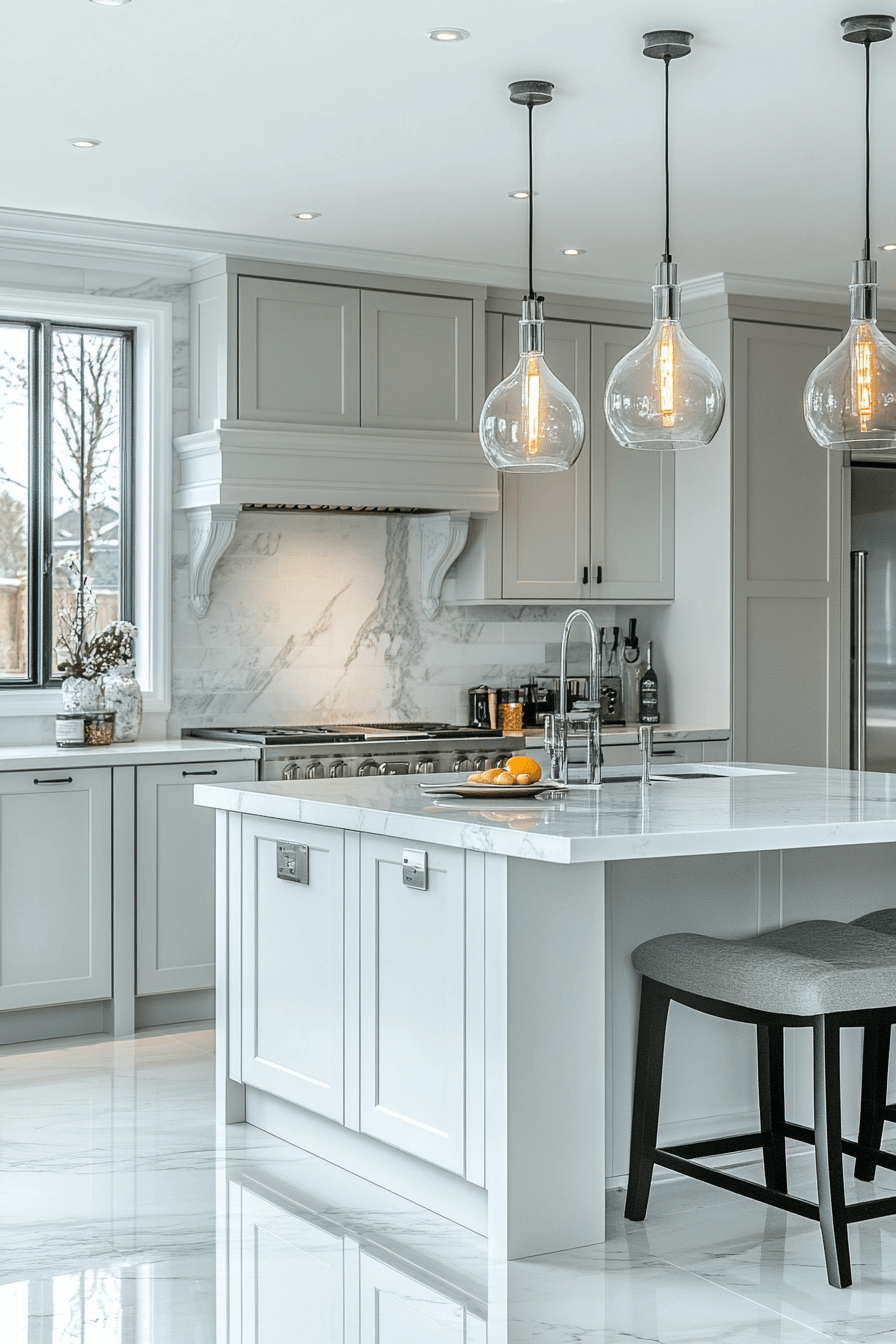 29 Grey and White Kitchen Inspirations That Feel Modern and Timeless 28 grey and white kitchen