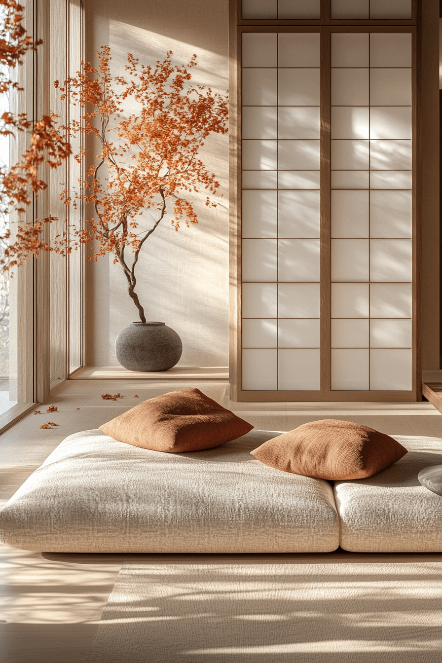 29 Japandi Living Room Makeovers That Reflect Quiet Luxury 28 japandi living room