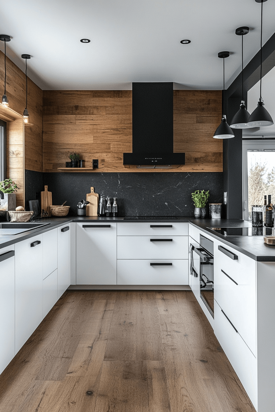 29 Black and White Kitchen Ideas That Elevate Everyday Cooking 29 black and white kitchen ideas