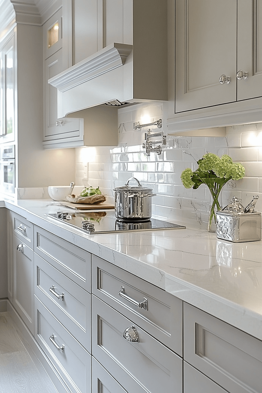29 Gray and White Kitchen Themes That Embrace Understated Beauty 29 gray and white kitchen