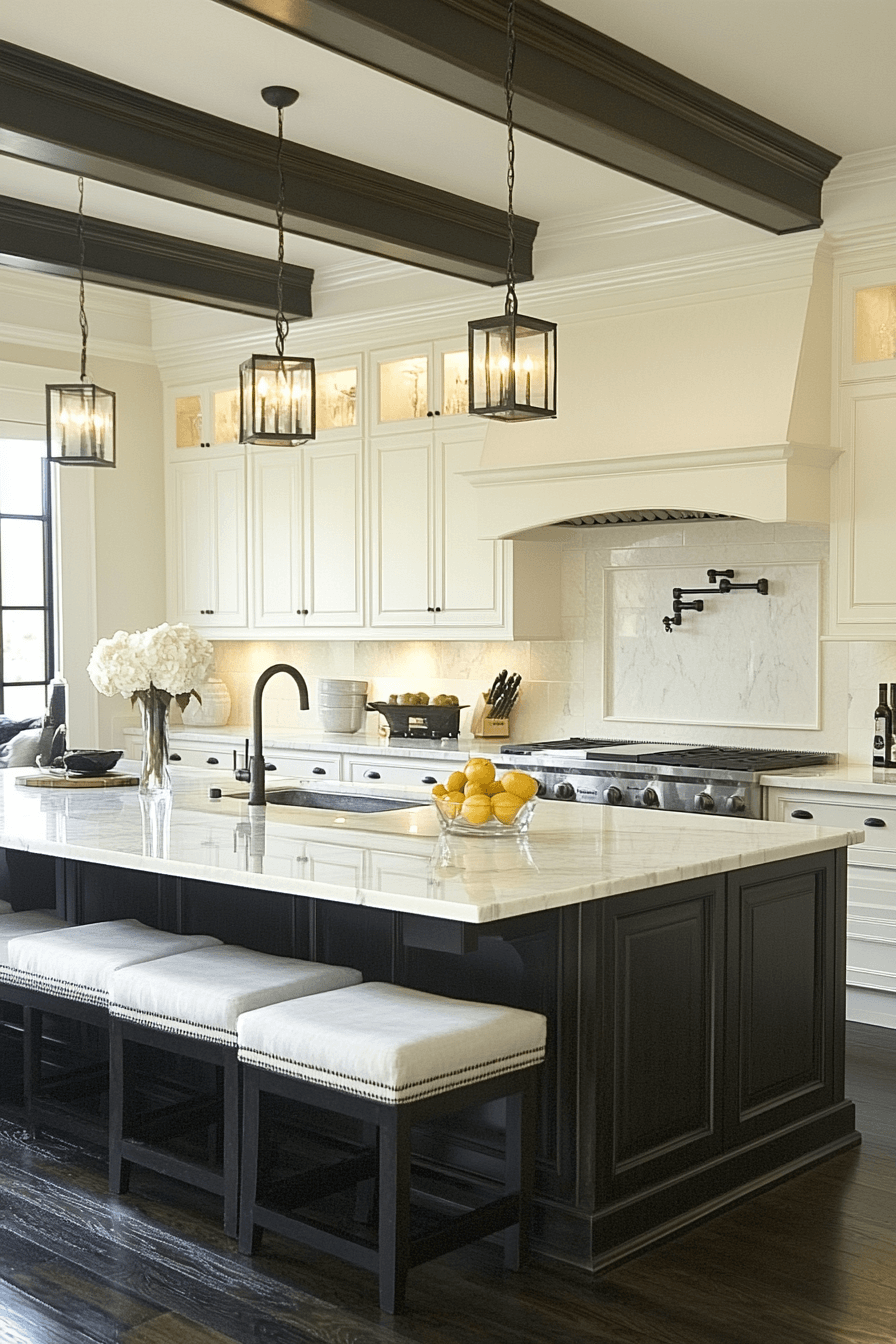 29 Black and White Kitchen Ideas That Elevate Everyday Cooking 3 black and white kitchen ideas