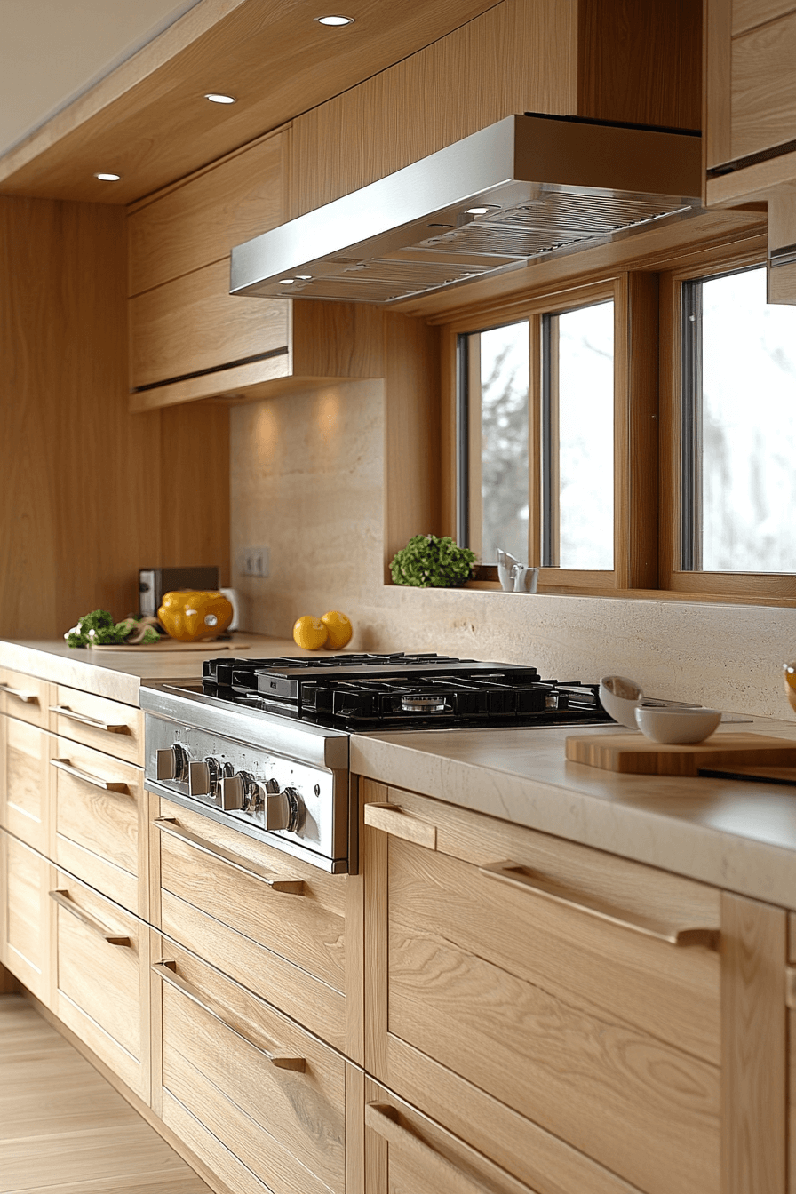 29 Light Wood Kitchen Cabinets Perfect for Modern Simplicity 3 light wood kitchen cabinets