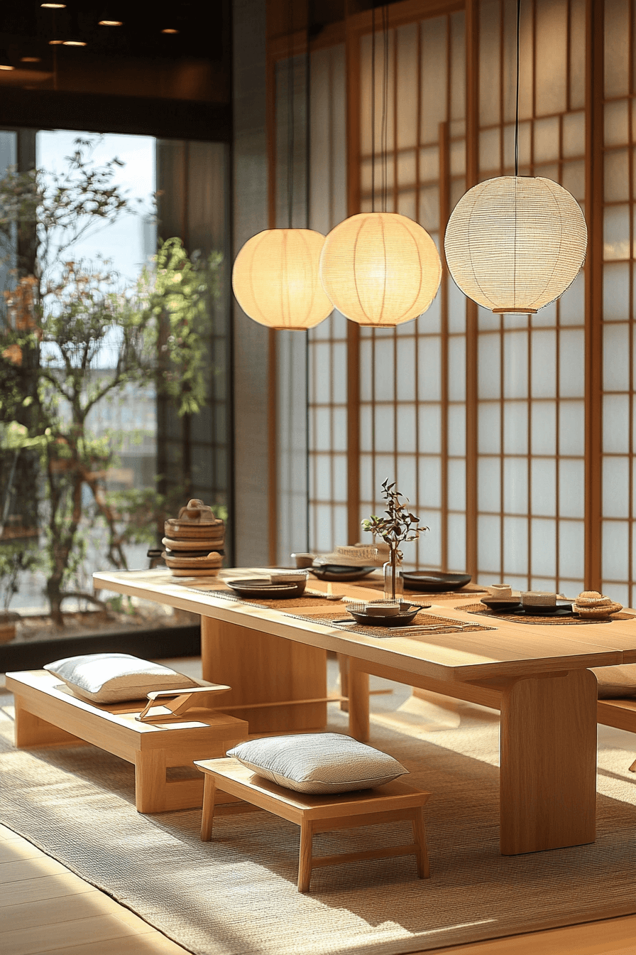 29 Japandi Dining Room Upgrades That Spark Joy and Harmony 4 japandi dining room
