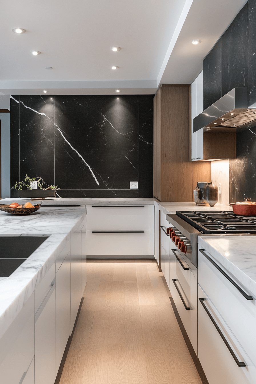 29 Black and White Kitchen Ideas That Elevate Everyday Cooking 4 black and white kitchen ideas