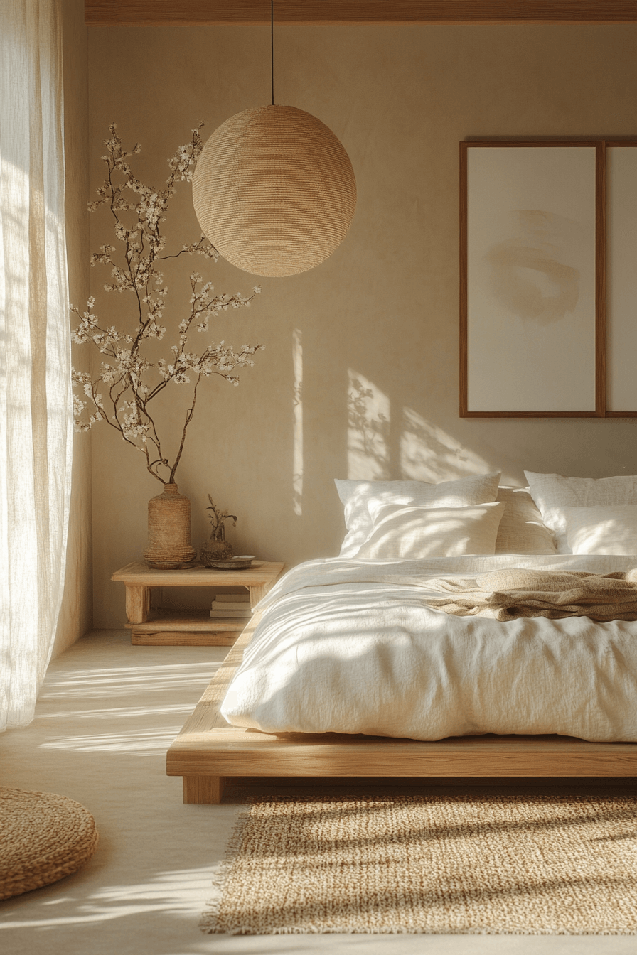 29 Japandi Bedroom Makeovers That Reflect Natural Harmony 4 japandi bedroom