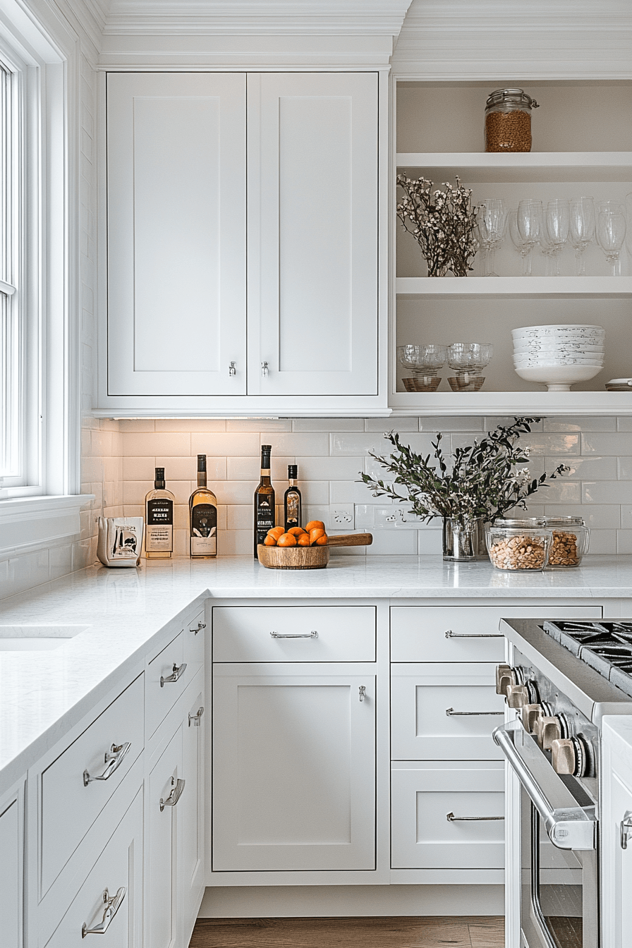 29 Small White Kitchen Concepts to Open Up Tight Spaces 4 small white kitchen