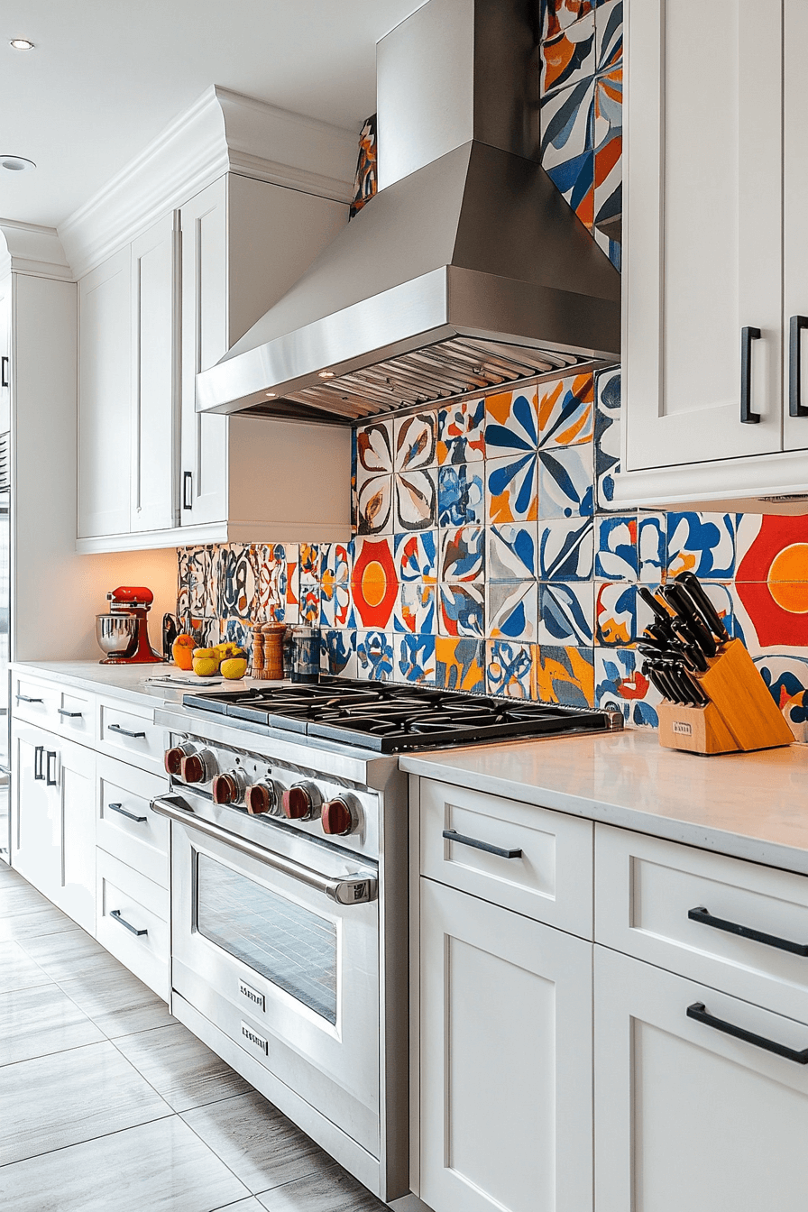 29 Kitchen Backsplash with White Cabinets That Make Neutrals Pop 5 kitchen backsplash with white cabinets