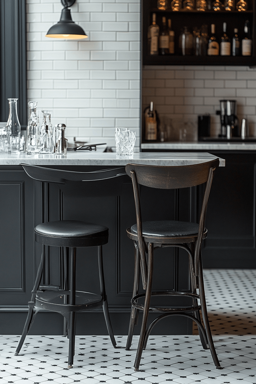 29 Black and White Kitchen Ideas That Elevate Everyday Cooking 5 black and white kitchen ideas