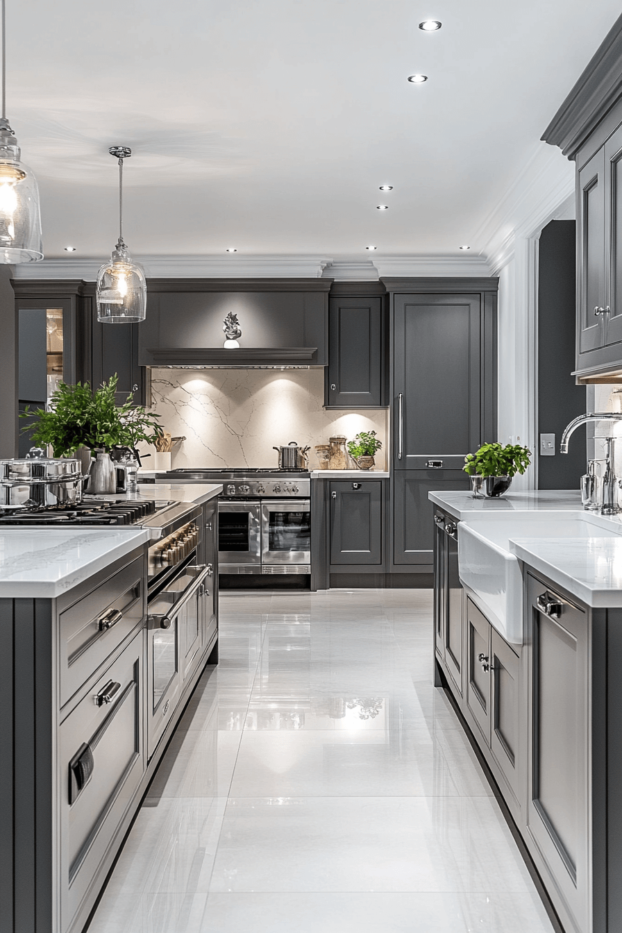 29 Grey and White Kitchen Inspirations That Feel Modern and Timeless 5 grey and white kitchen