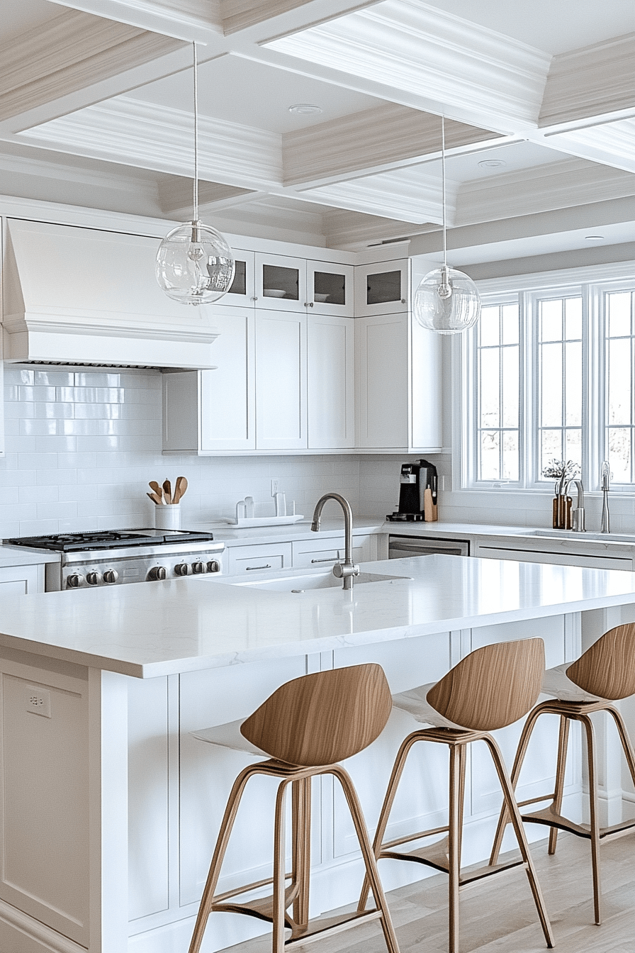 29 Small White Kitchen Concepts to Open Up Tight Spaces 5 small white kitchen