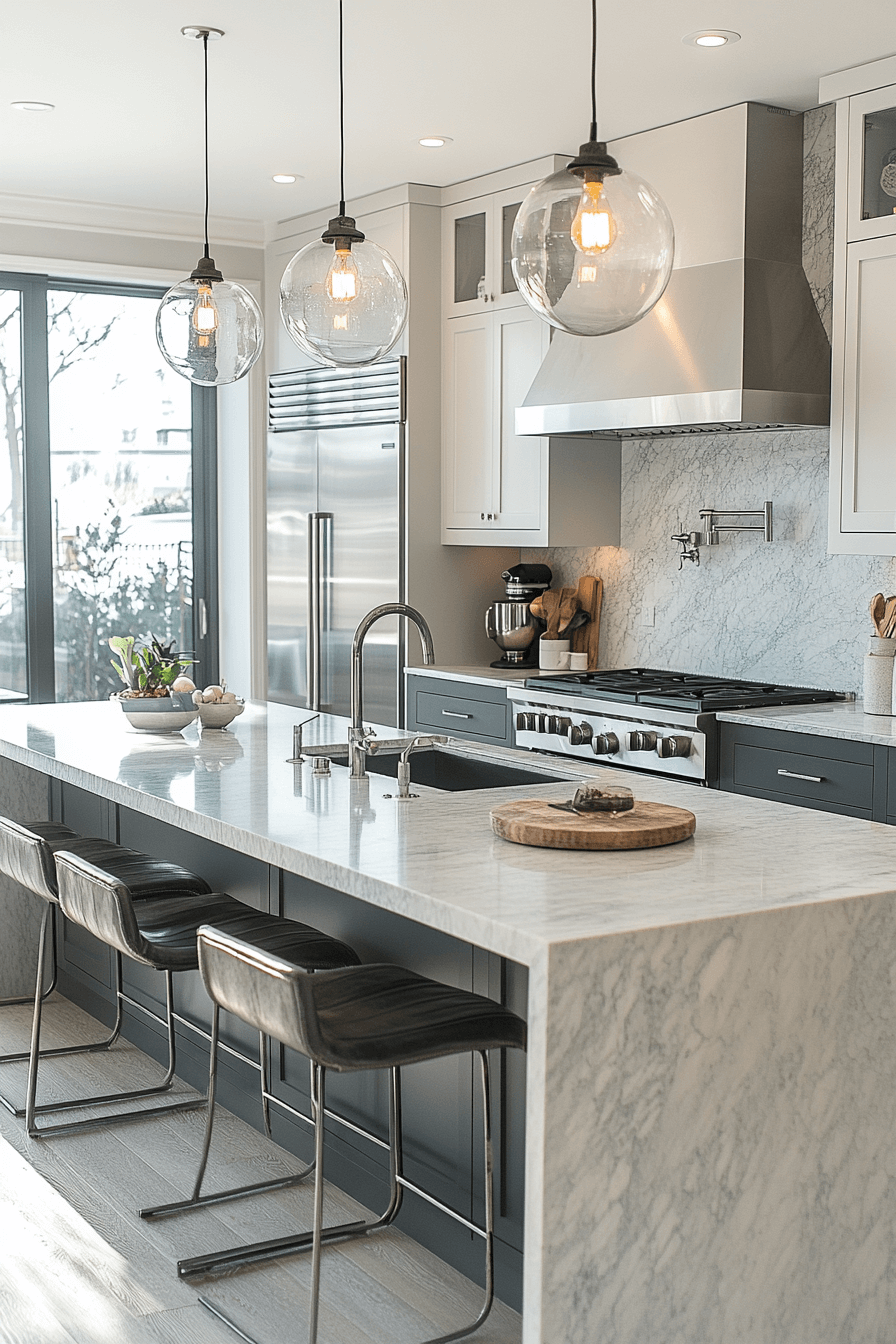 29 Gray and White Kitchen Themes That Embrace Understated Beauty 5 gray and white kitchen