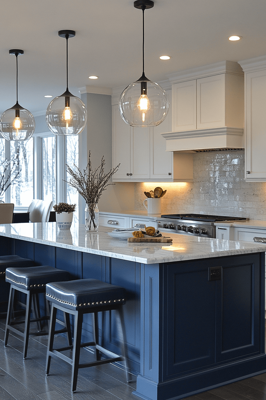 29 Blue and White Kitchen Inspirations for a Peaceful Culinary Retreat 6 blue and white kitchen