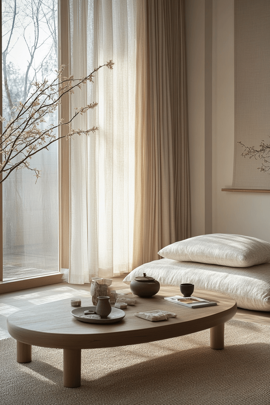 29 Japandi Living Room Makeovers That Reflect Quiet Luxury 6 japandi living room