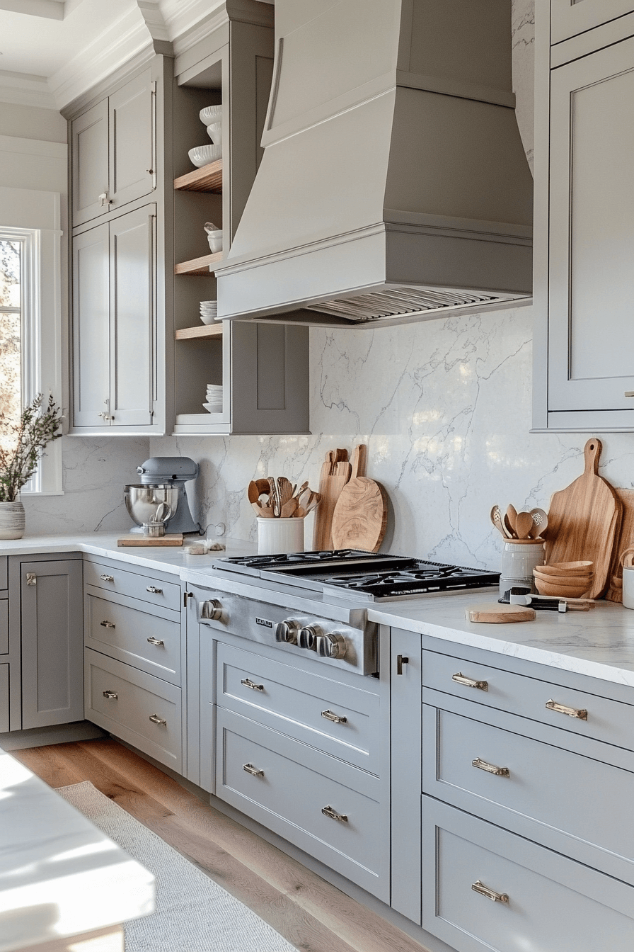 29 Gray and White Kitchen Themes That Embrace Understated Beauty 6 gray and white kitchen