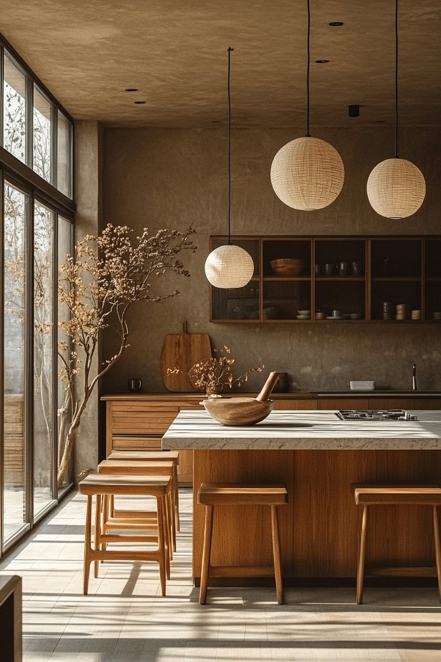 29 Japandi Style Kitchen Elements That Invite Mindful Living 7 japandi style kitchen