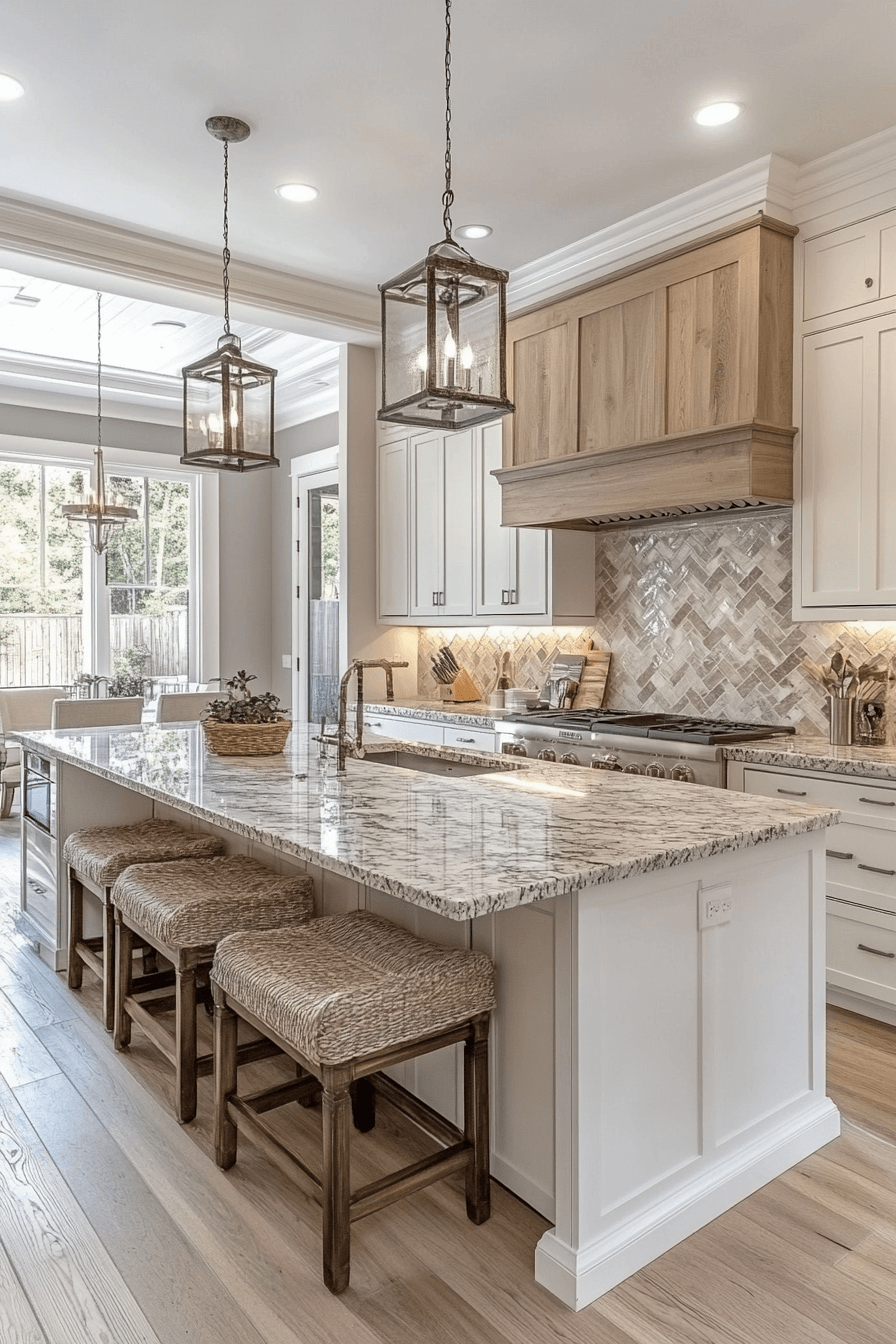 29 Kitchen Backsplash with White Cabinets That Make Neutrals Pop 7 kitchen backsplash with white cabinets