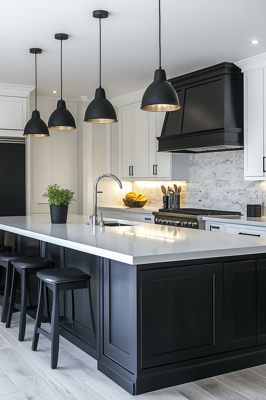 29 Black and White Kitchen Ideas That Elevate Everyday Cooking 7 black and white kitchen ideas