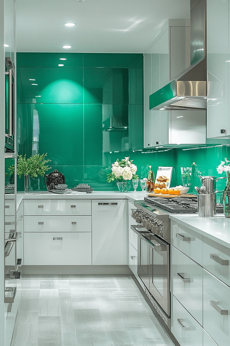 29 Green and White Kitchen Styles That Bring Calm and Charm Together 7 green and white kitchen