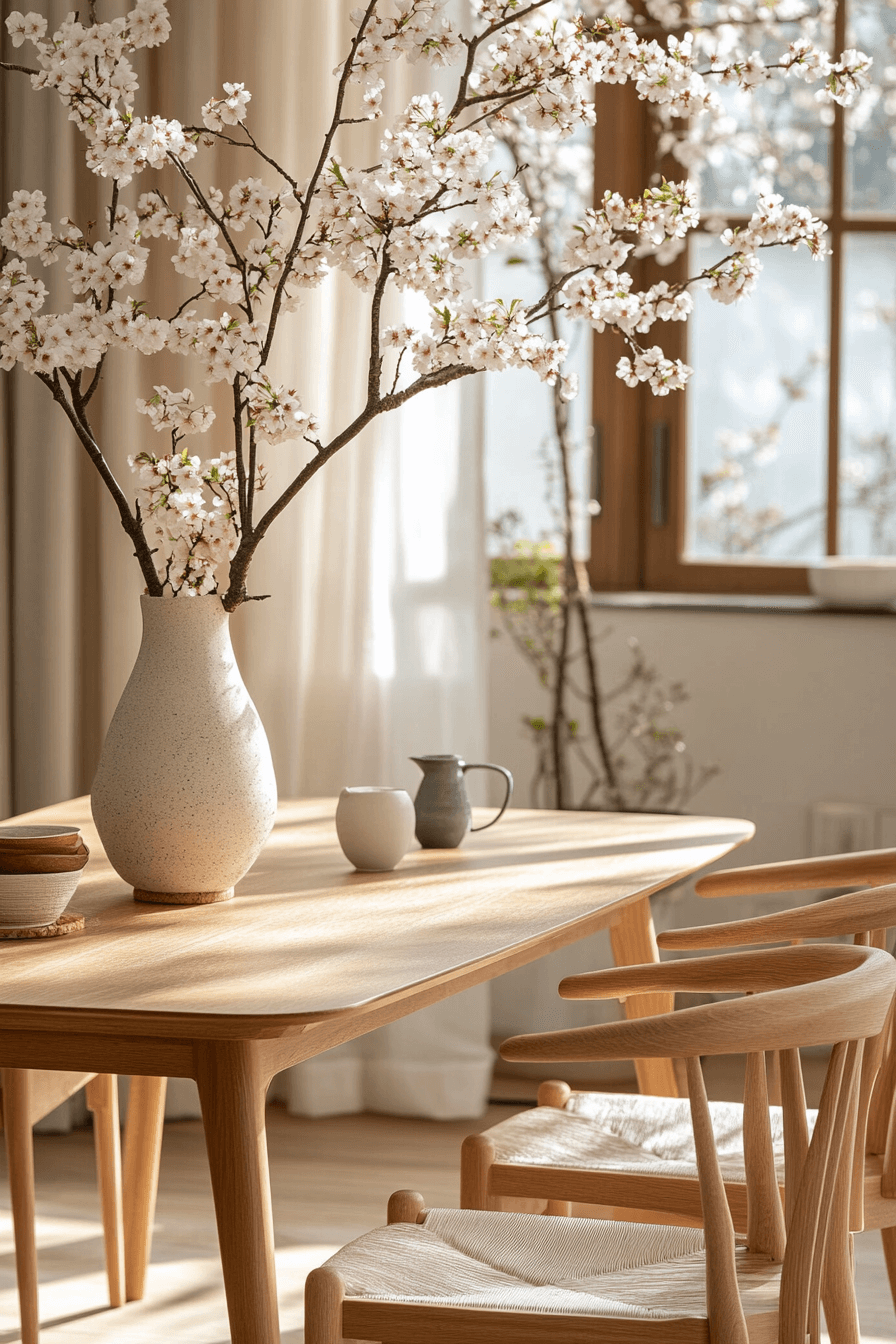 29 Japandi Dining Room Upgrades That Spark Joy and Harmony 8 japandi dining room