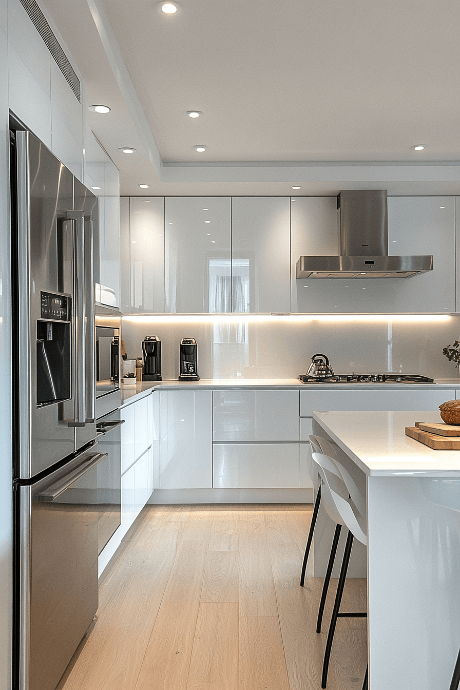 29 Small White Kitchen Concepts to Open Up Tight Spaces 8 small white kitchen