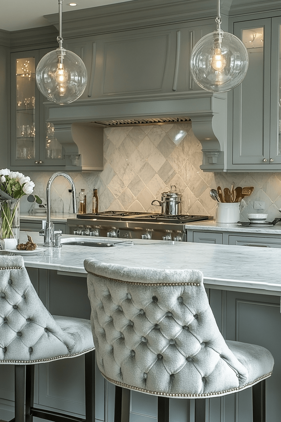 29 Gray and White Kitchen Themes That Embrace Understated Beauty 8 gray and white kitchen