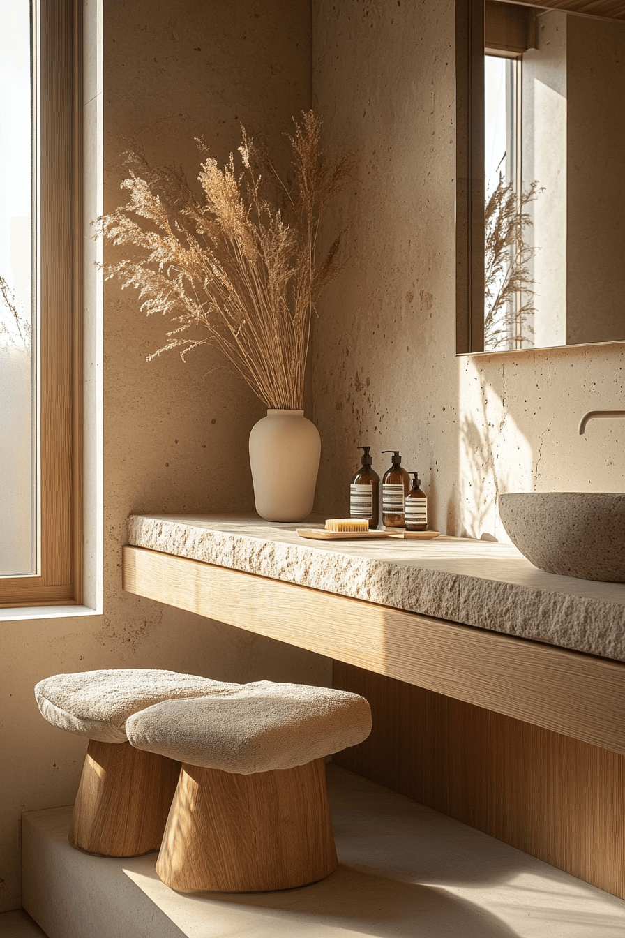 29 Japandi Bathroom Details to Transform Your Daily Routine 8 japandi bathroom