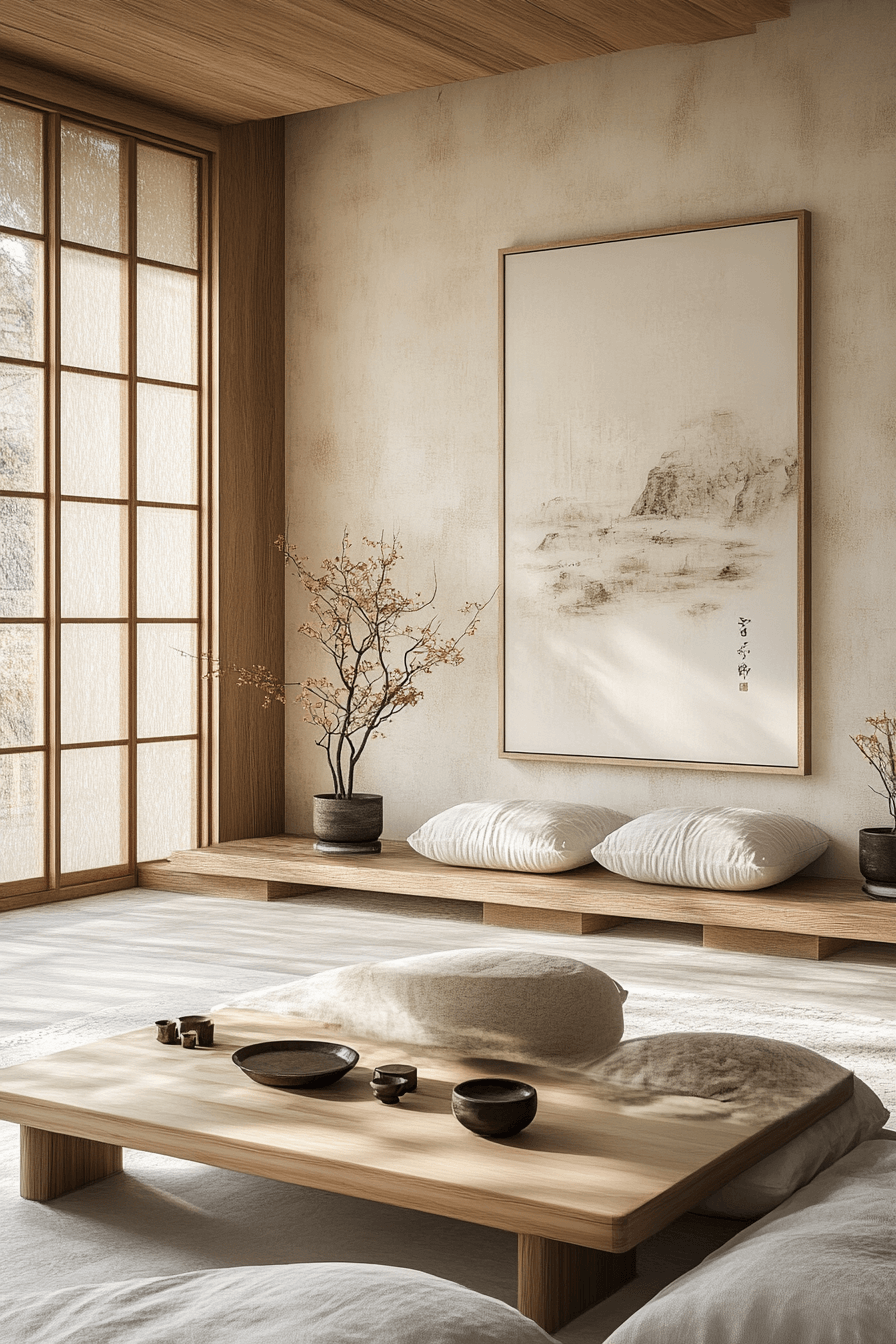 29 Japandi Living Room Makeovers That Reflect Quiet Luxury 8 japandi living room