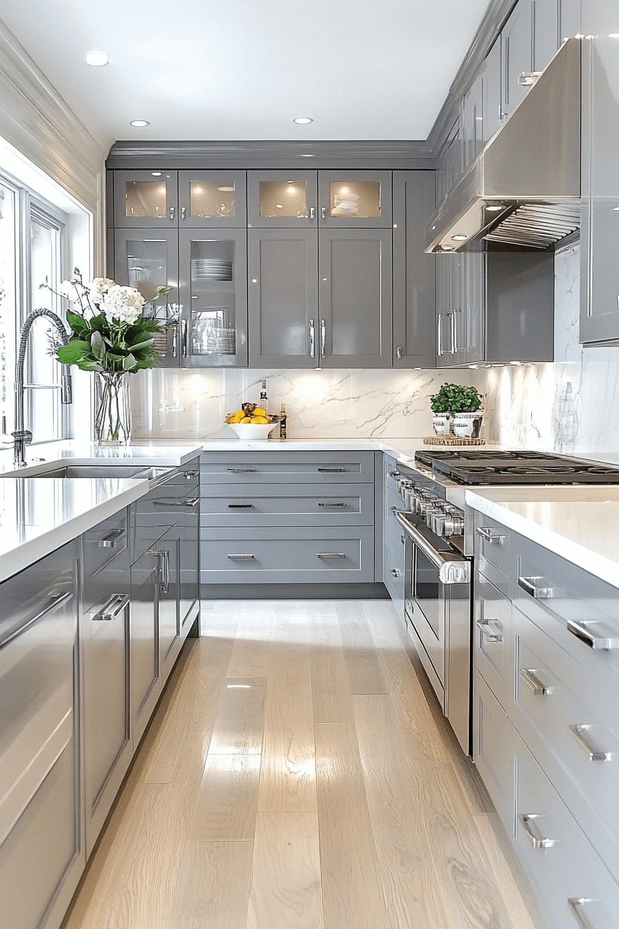 29 Grey and White Kitchen Inspirations That Feel Modern and Timeless 8 grey and white kitchen