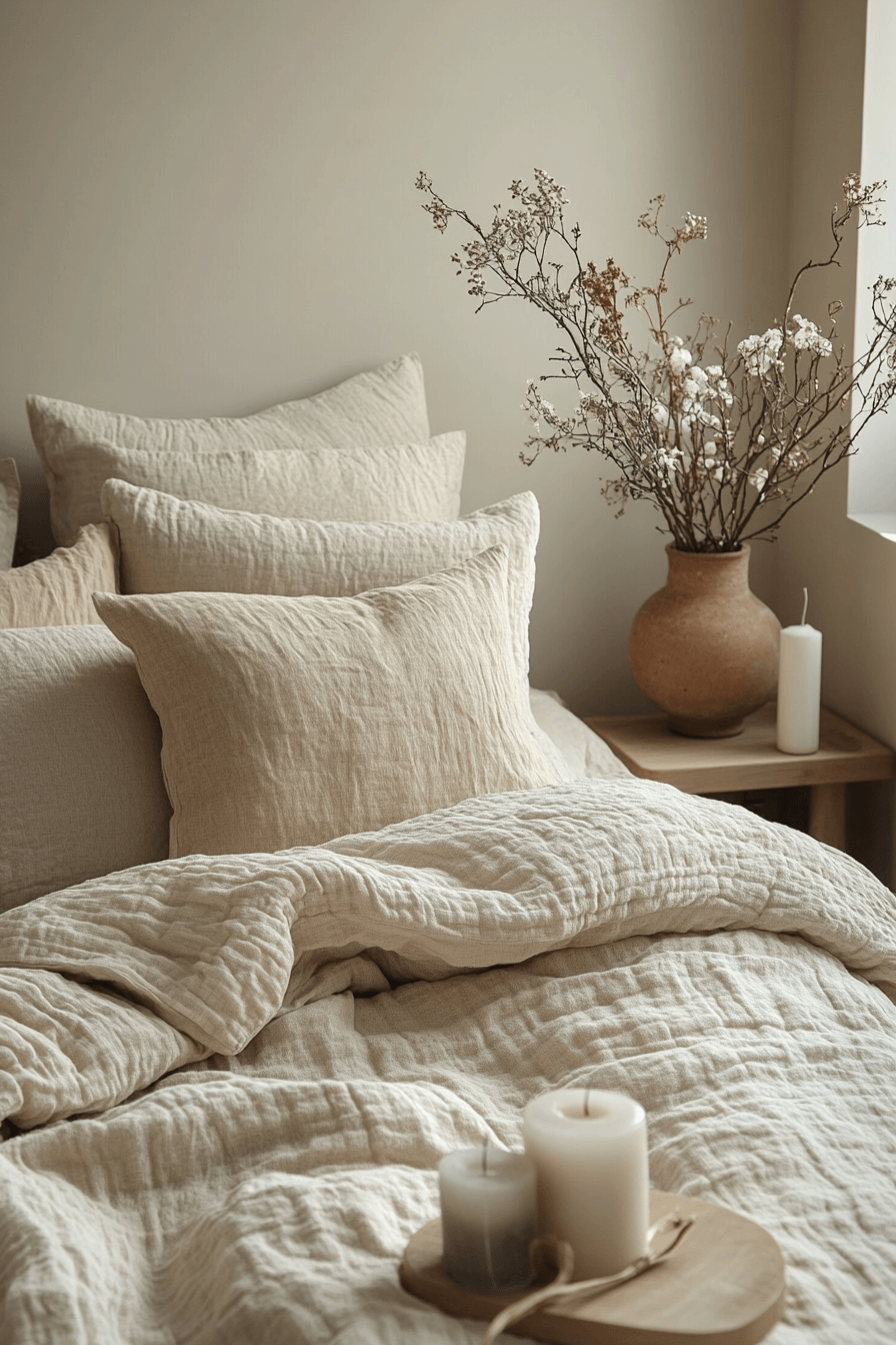 29 Japandi Bedroom Makeovers That Reflect Natural Harmony 9 japandi bedroom