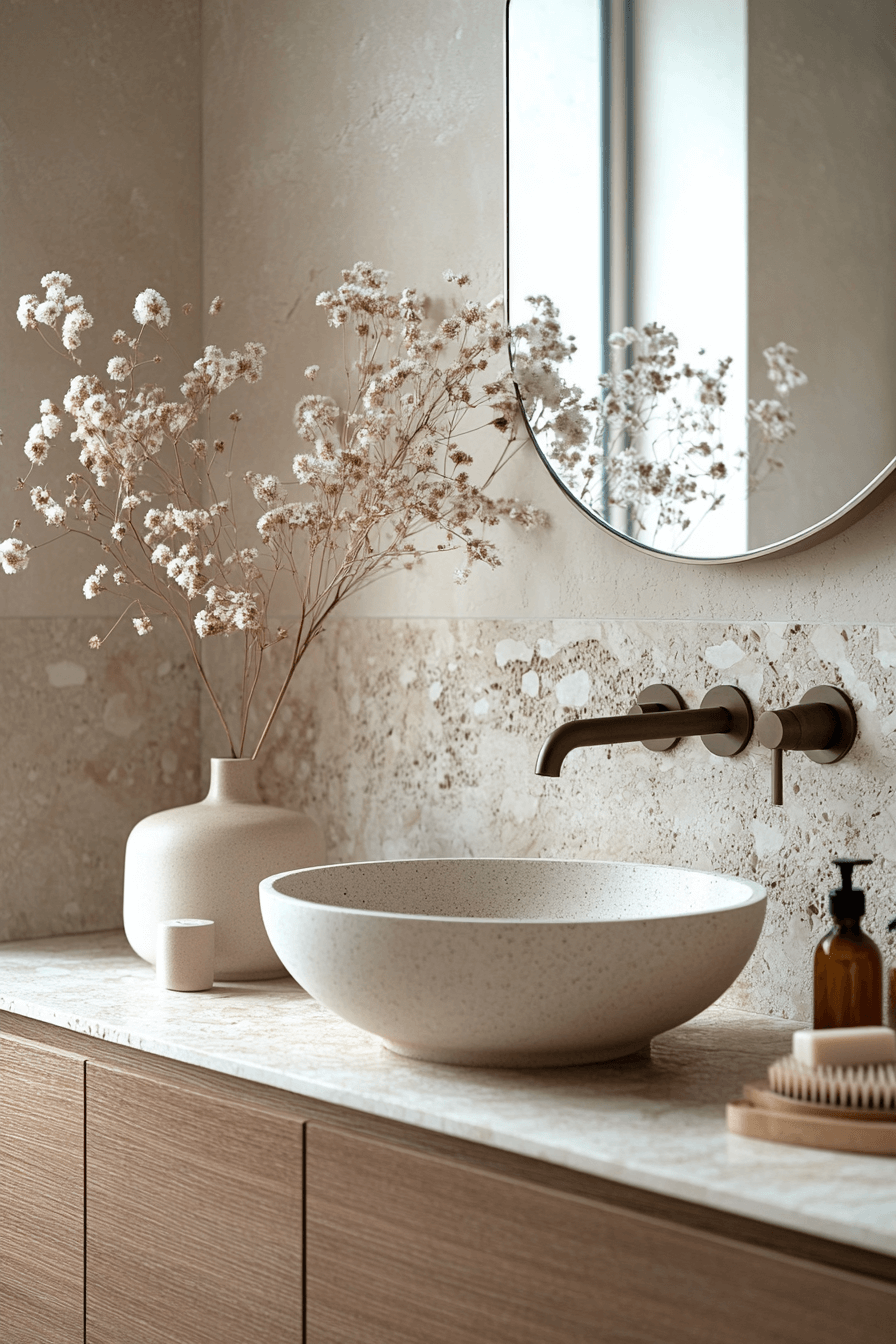 29 Japandi Bathroom Details to Transform Your Daily Routine 9 japandi bathroom