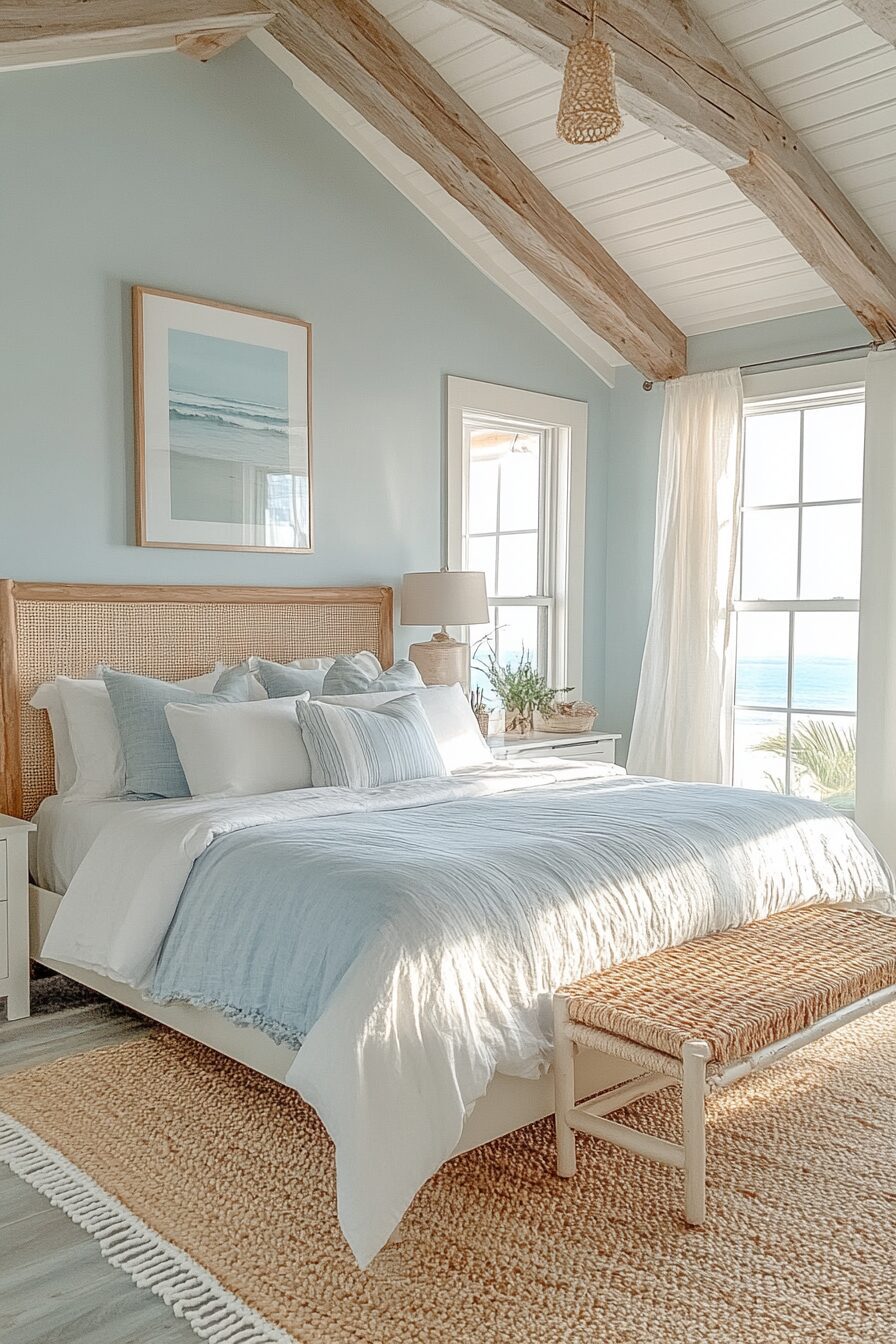 29 Coastal Cottage Bedroom Spaces That Mix Comfort with Coastal Flair 18 coastal cottage bedroom